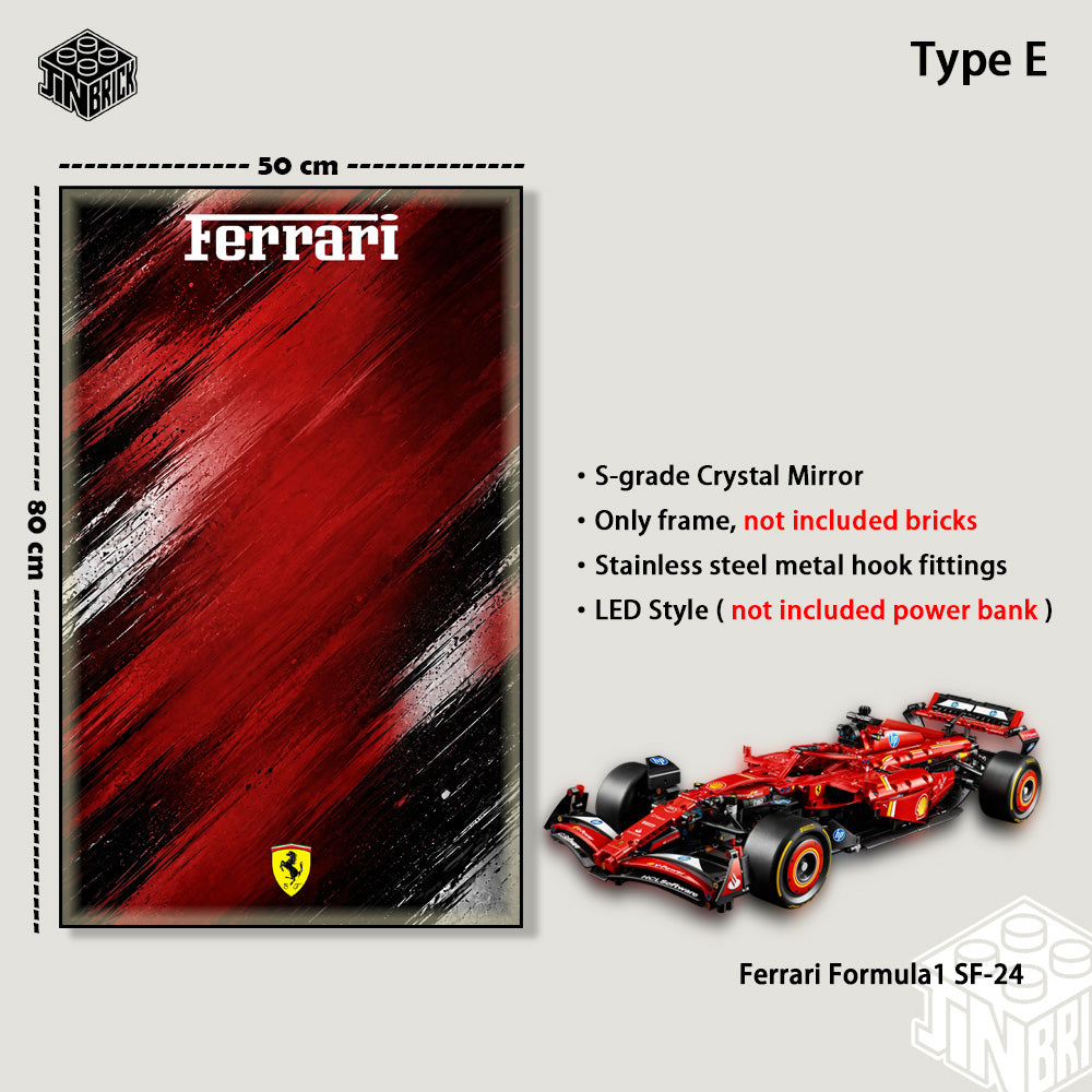 Display Frame for LEGO® F1 Technic 42207 Ferrari SF24