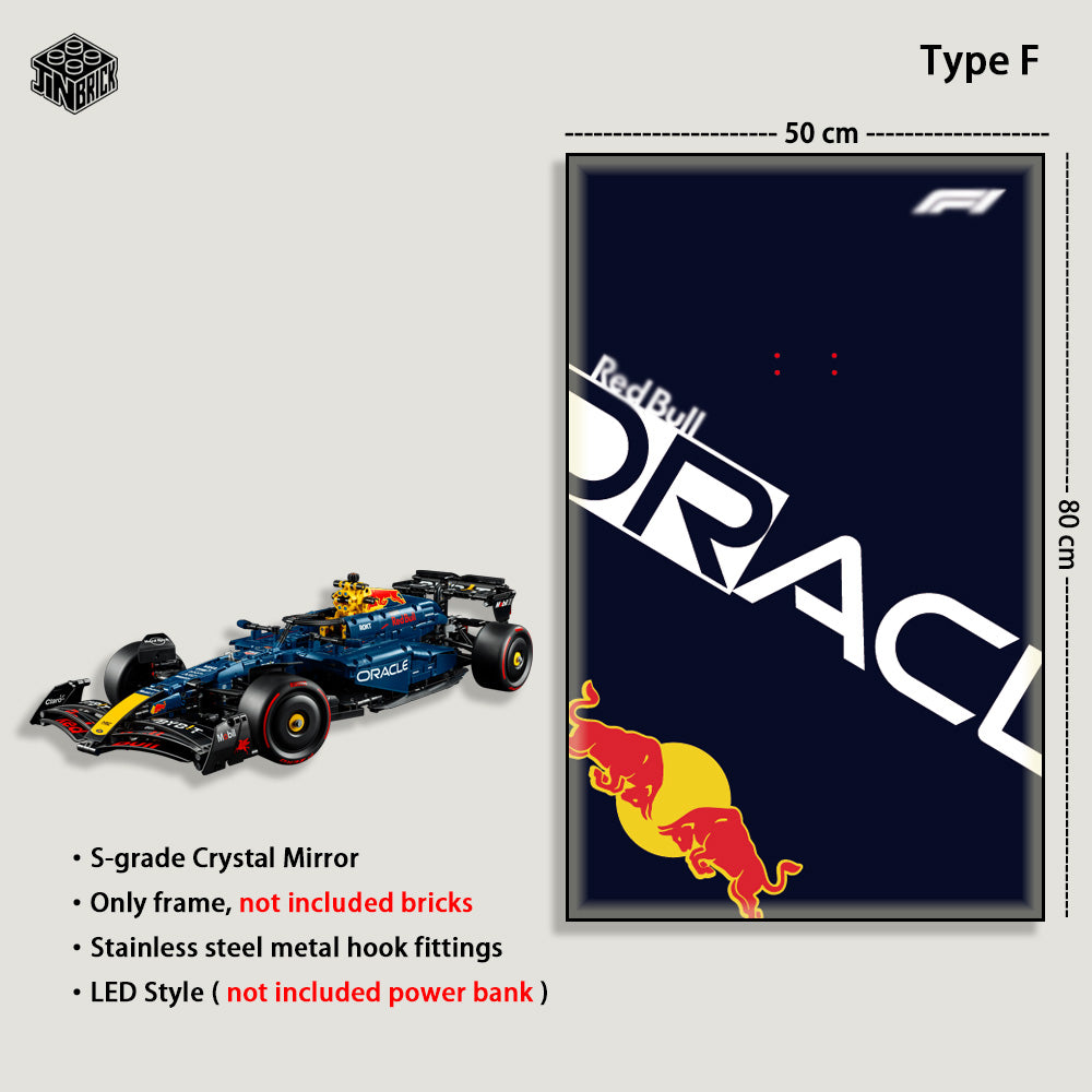 Display Frame for LEGO® Technic 42206 Oracle Red Bull Racing RB20 F1