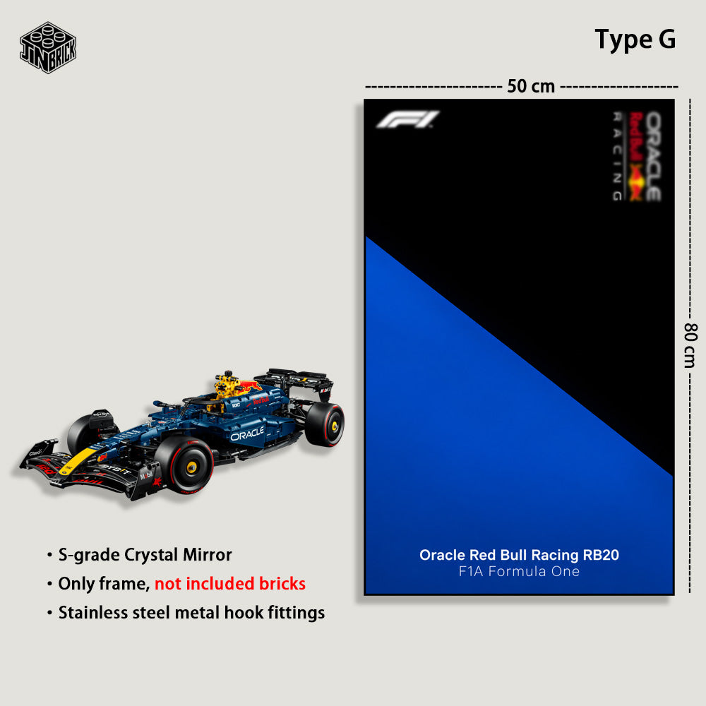 Display Frame for LEGO® Technic 42206 Oracle Red Bull Racing RB20 F1