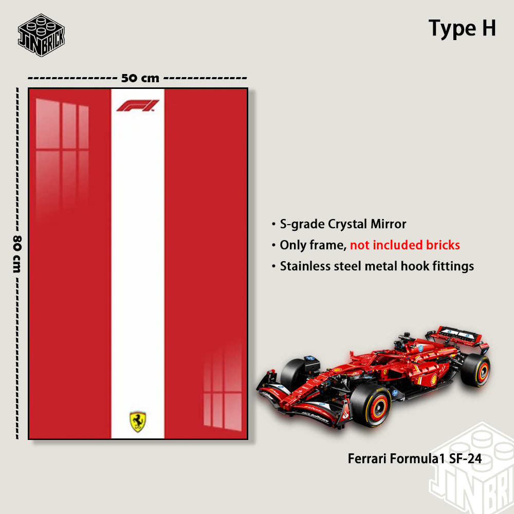 Display Frame for LEGO® F1 Technic 42207 Ferrari SF24