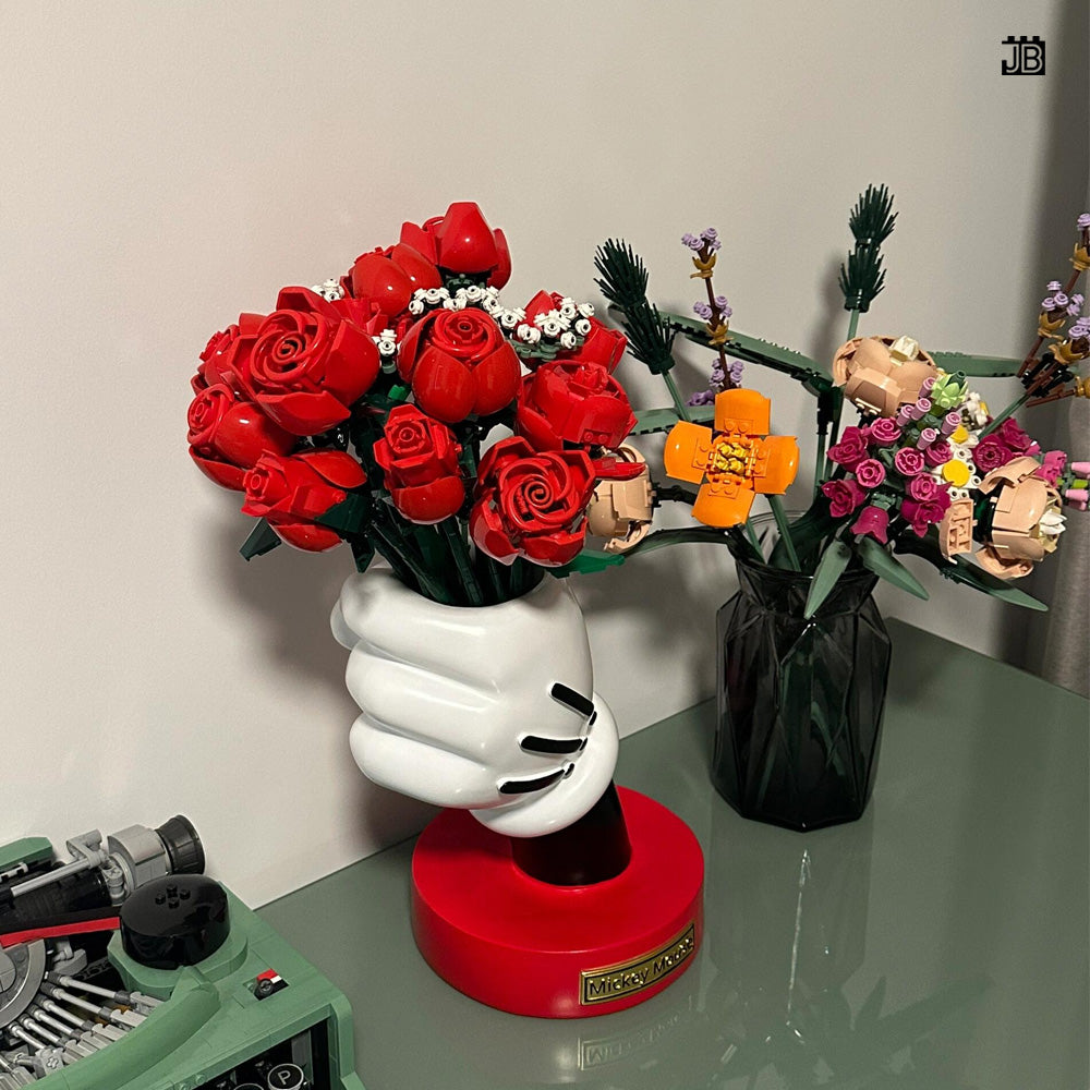 Display Vase for Lego Bouquet Flowers