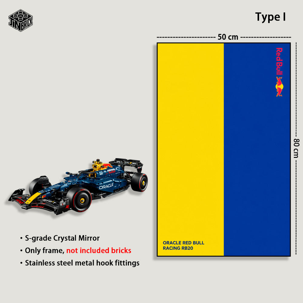Display Frame for LEGO® Technic 42206 Oracle Red Bull Racing RB20 F1