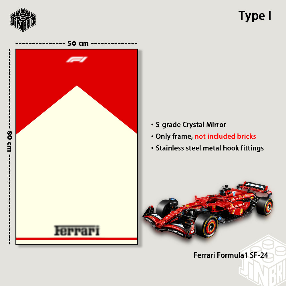 Display Frame for LEGO® F1 Technic 42207 Ferrari SF24