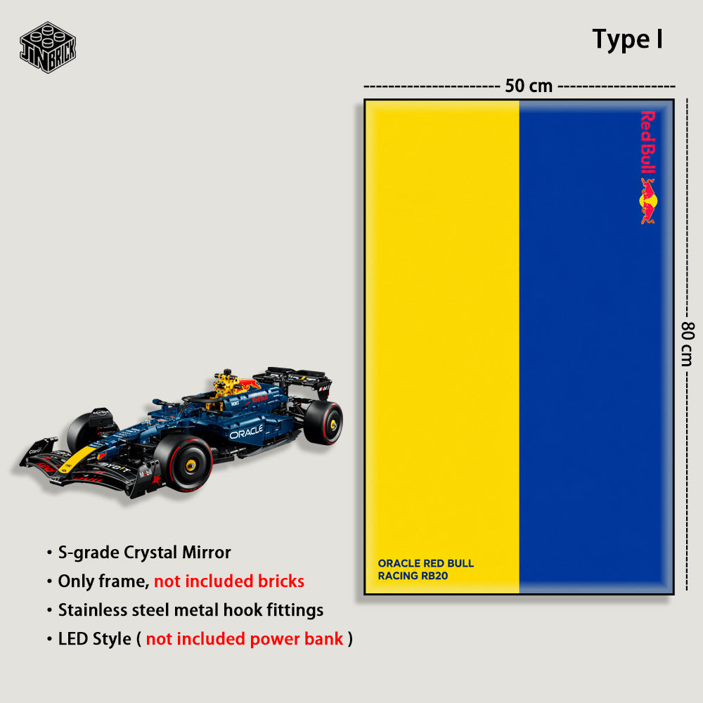 Display Frame for LEGO® Technic 42206 Oracle Red Bull Racing RB20 F1
