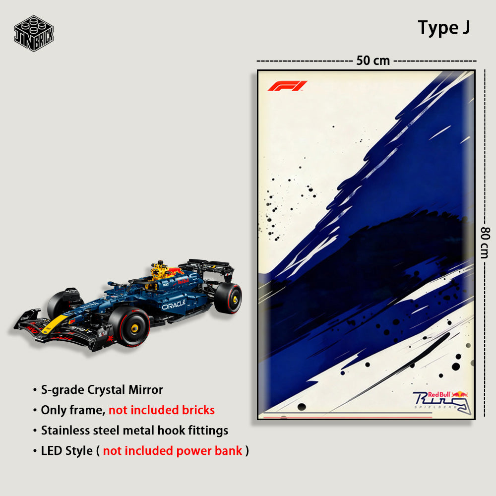 Display Frame for LEGO® Technic 42206 Oracle Red Bull Racing RB20 F1