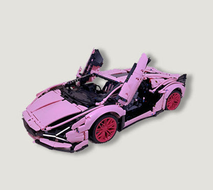 Wall frame for Pink Lamborghini Sián FKP 37