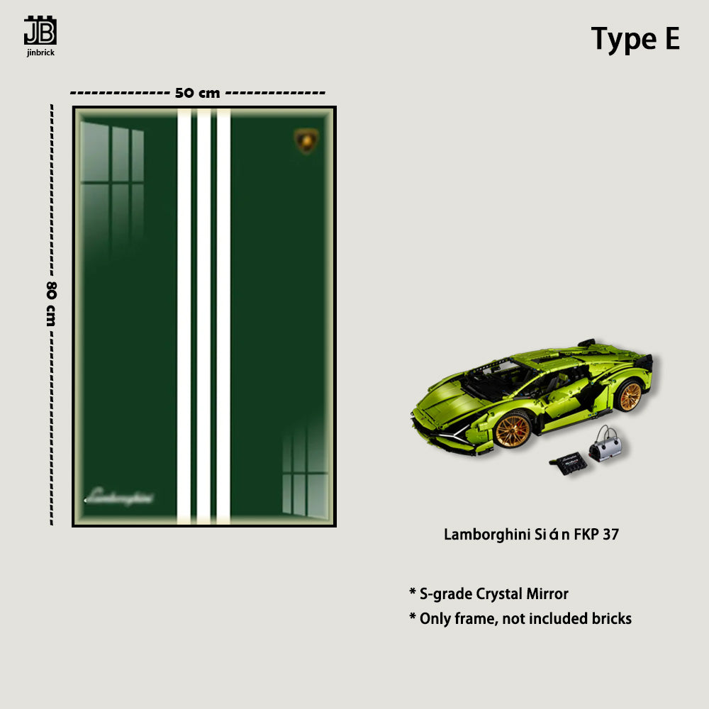 置物 kurry LEGO® 42115 Lamborghini Sián FKP 37 Display Frame | JINBRICK