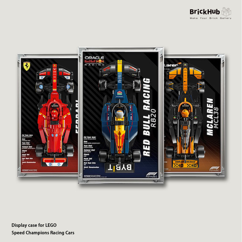 Acrylic Display Case For LEGO F1 Speed Champions